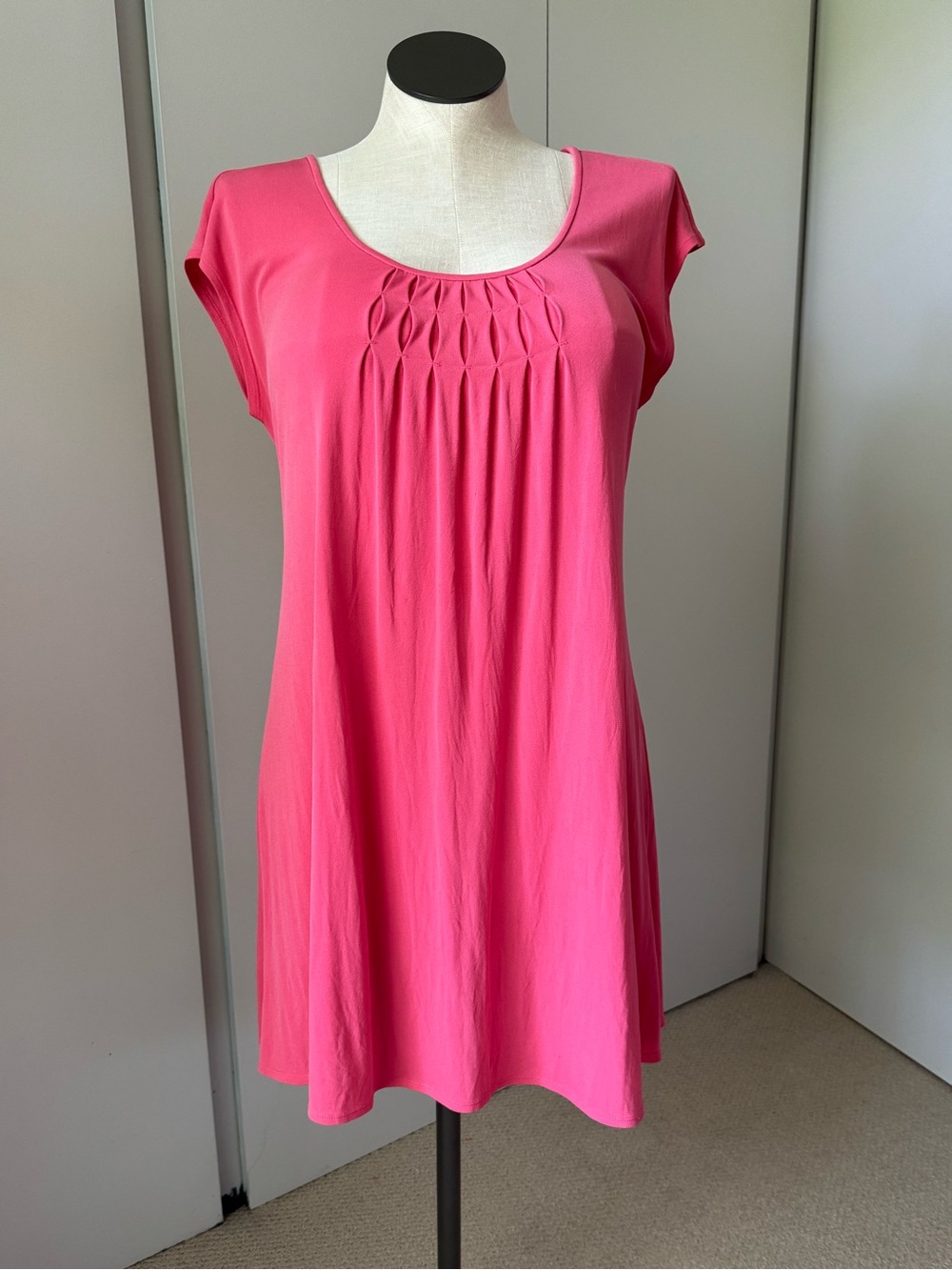 Eileen Fisher A-line Silk Knit Dress L